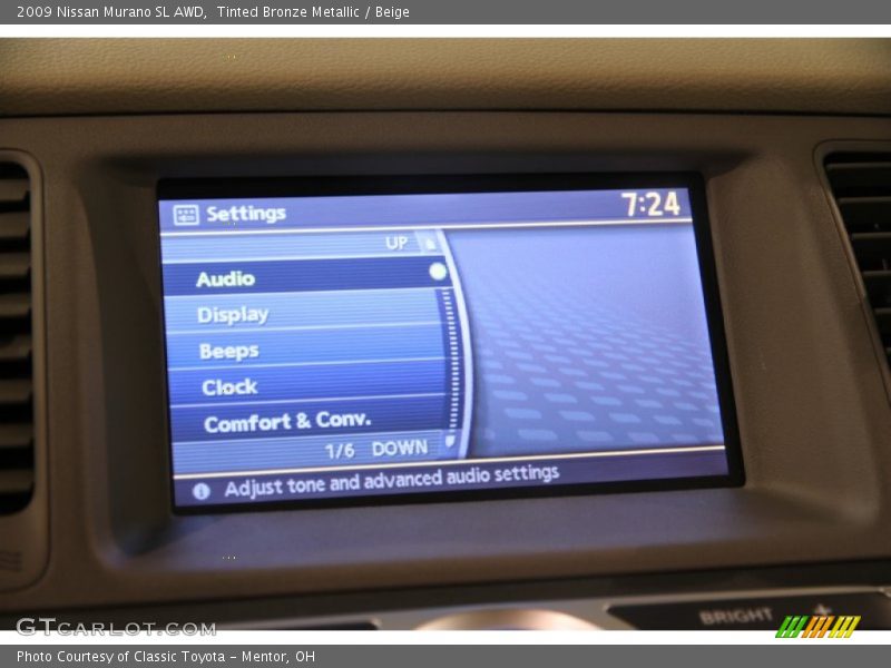 Tinted Bronze Metallic / Beige 2009 Nissan Murano SL AWD