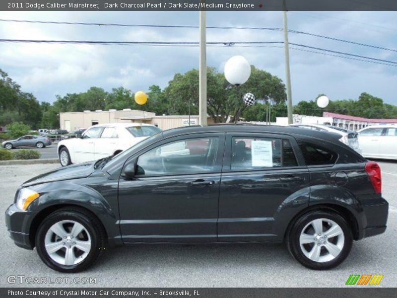 Dark Charcoal Pearl / Dark Slate/Medium Graystone 2011 Dodge Caliber Mainstreet