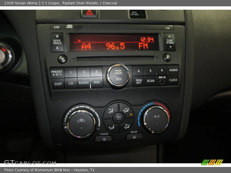 Radiant Silver Metallic / Charcoal 2008 Nissan Altima 2.5 S Coupe