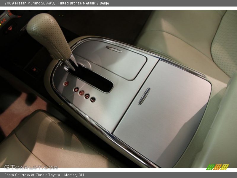Tinted Bronze Metallic / Beige 2009 Nissan Murano SL AWD