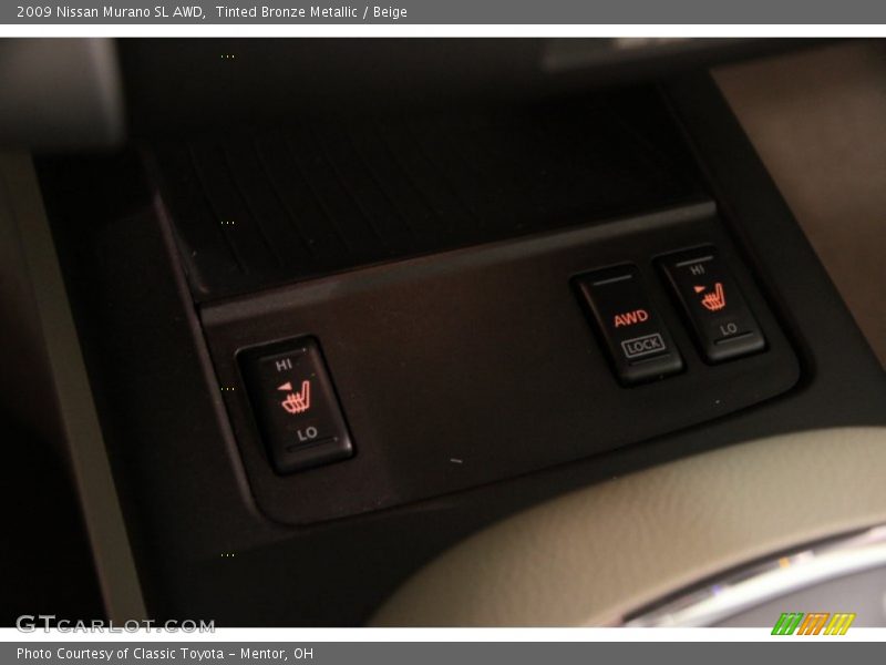 Tinted Bronze Metallic / Beige 2009 Nissan Murano SL AWD
