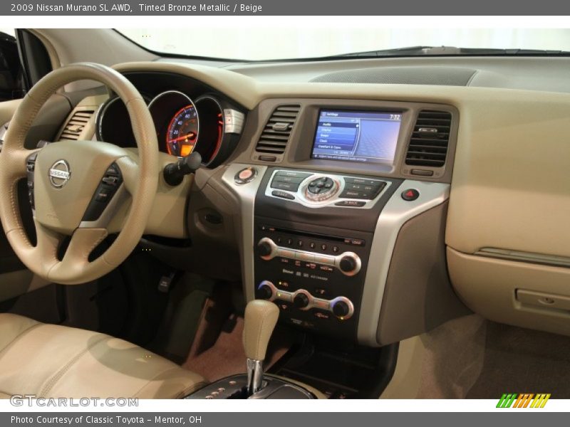 Tinted Bronze Metallic / Beige 2009 Nissan Murano SL AWD