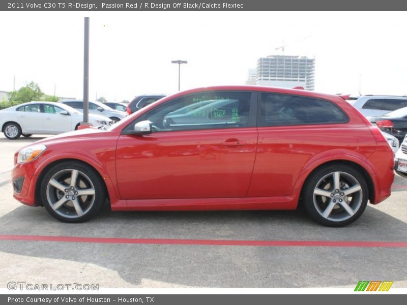 Passion Red / R Design Off Black/Calcite Flextec 2011 Volvo C30 T5 R-Design