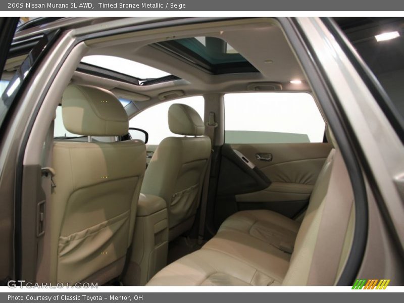 Tinted Bronze Metallic / Beige 2009 Nissan Murano SL AWD