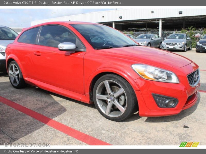 Passion Red / R Design Off Black/Calcite Flextec 2011 Volvo C30 T5 R-Design