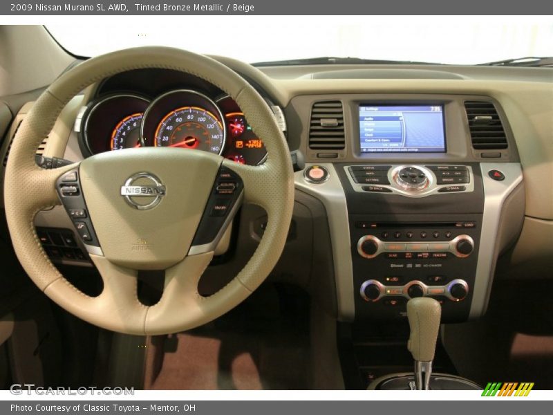 Tinted Bronze Metallic / Beige 2009 Nissan Murano SL AWD