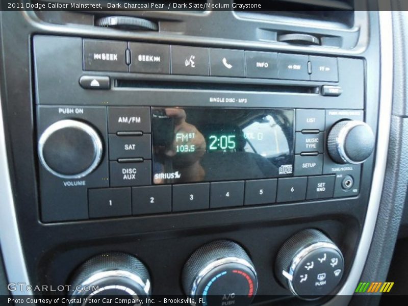 Dark Charcoal Pearl / Dark Slate/Medium Graystone 2011 Dodge Caliber Mainstreet