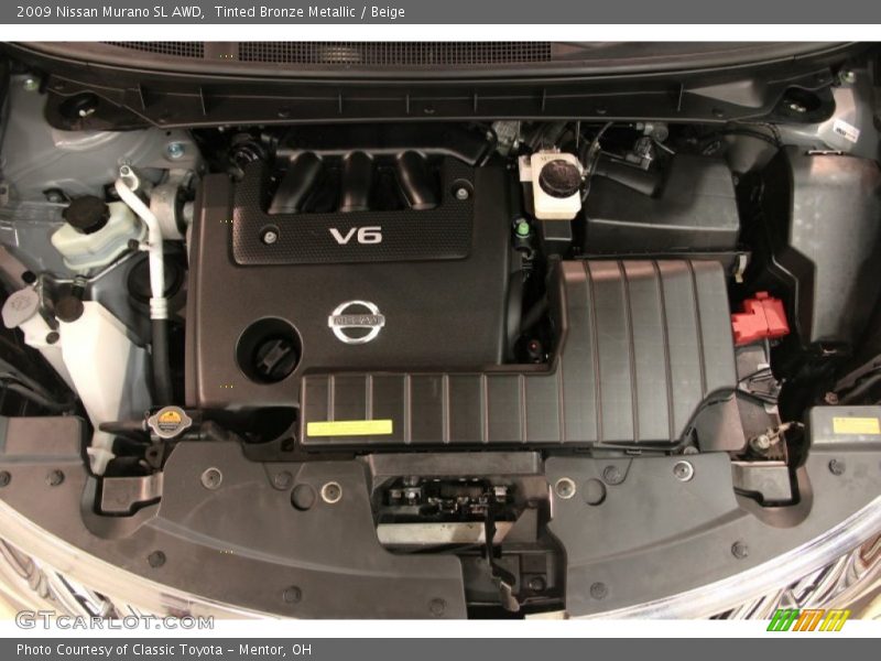 Tinted Bronze Metallic / Beige 2009 Nissan Murano SL AWD