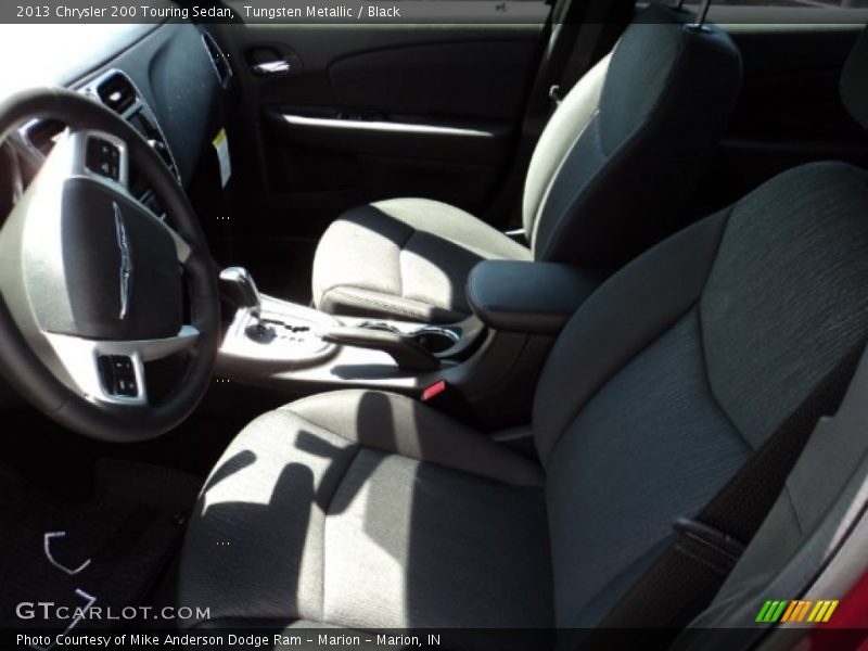 Tungsten Metallic / Black 2013 Chrysler 200 Touring Sedan