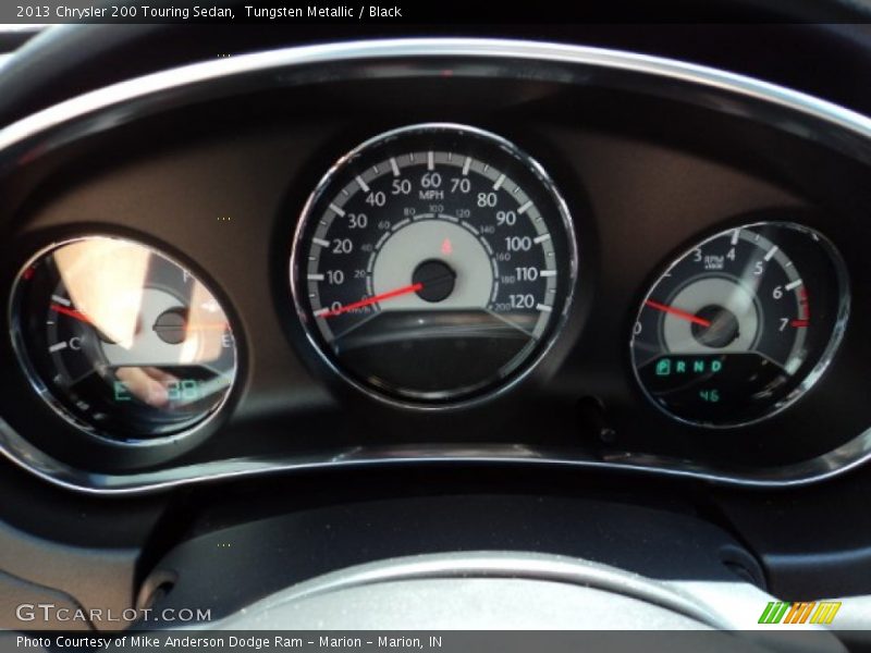 Tungsten Metallic / Black 2013 Chrysler 200 Touring Sedan