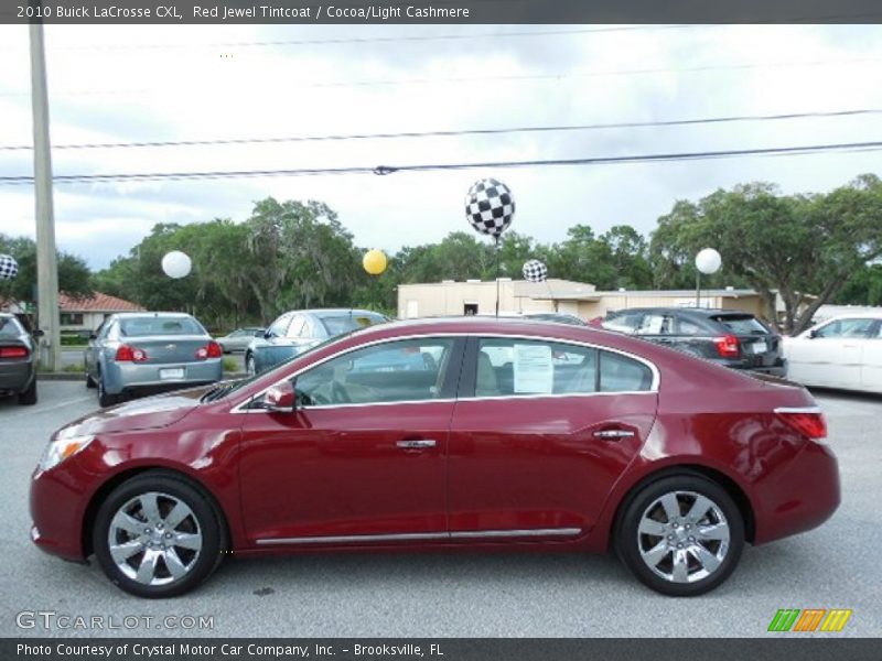 Red Jewel Tintcoat / Cocoa/Light Cashmere 2010 Buick LaCrosse CXL