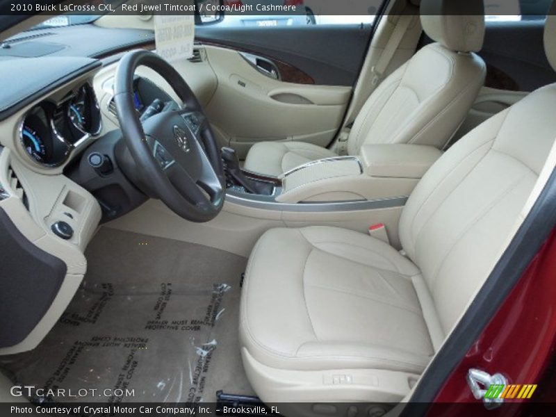 Red Jewel Tintcoat / Cocoa/Light Cashmere 2010 Buick LaCrosse CXL