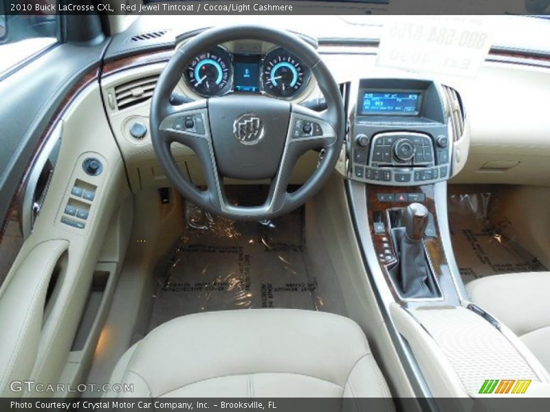 Red Jewel Tintcoat / Cocoa/Light Cashmere 2010 Buick LaCrosse CXL