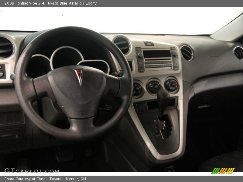 Mystic Blue Metallic / Ebony 2009 Pontiac Vibe 2.4