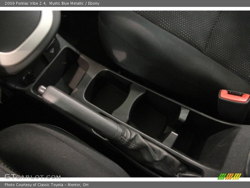 Mystic Blue Metallic / Ebony 2009 Pontiac Vibe 2.4