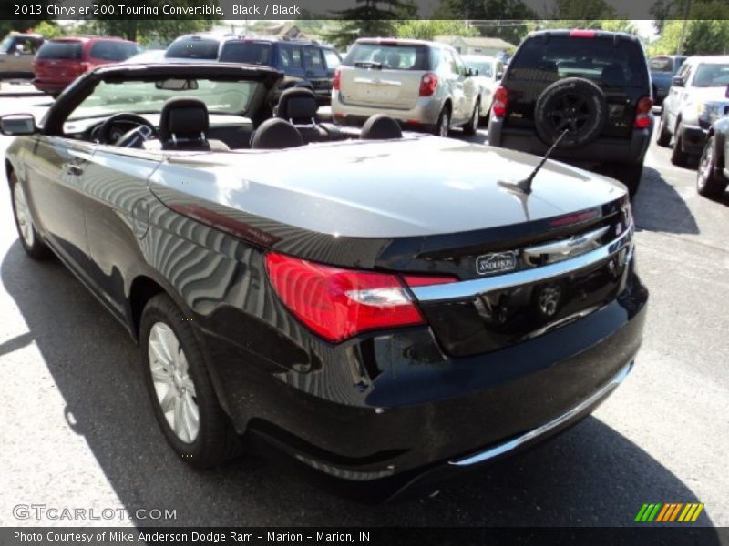 Black / Black 2013 Chrysler 200 Touring Convertible