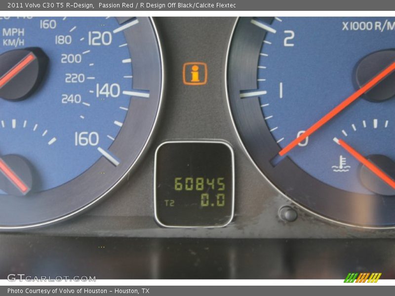 Passion Red / R Design Off Black/Calcite Flextec 2011 Volvo C30 T5 R-Design