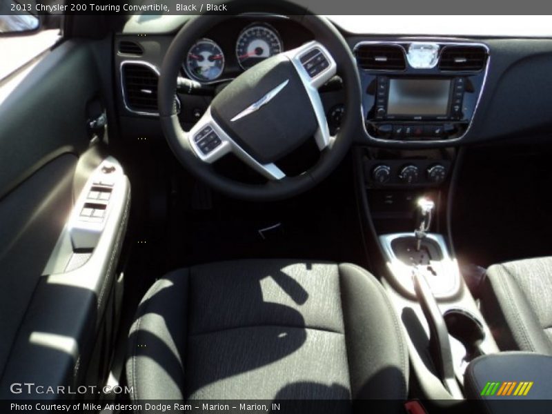 Black / Black 2013 Chrysler 200 Touring Convertible