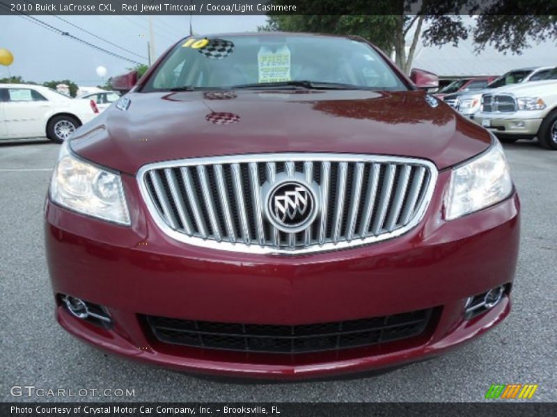 Red Jewel Tintcoat / Cocoa/Light Cashmere 2010 Buick LaCrosse CXL