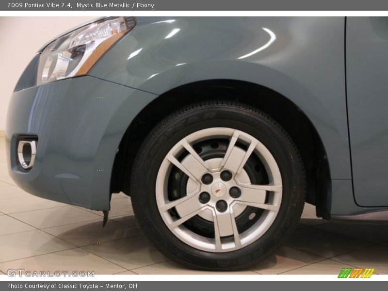 Mystic Blue Metallic / Ebony 2009 Pontiac Vibe 2.4