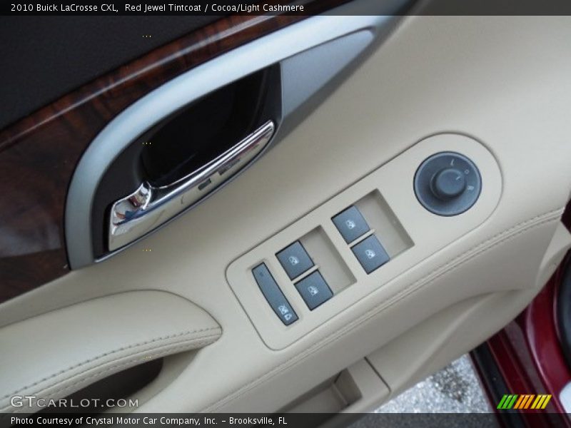 Red Jewel Tintcoat / Cocoa/Light Cashmere 2010 Buick LaCrosse CXL