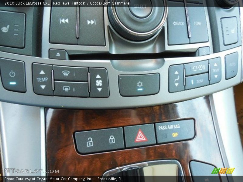 Red Jewel Tintcoat / Cocoa/Light Cashmere 2010 Buick LaCrosse CXL