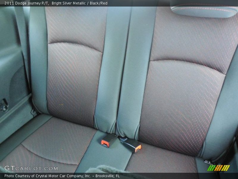 Bright Silver Metallic / Black/Red 2011 Dodge Journey R/T