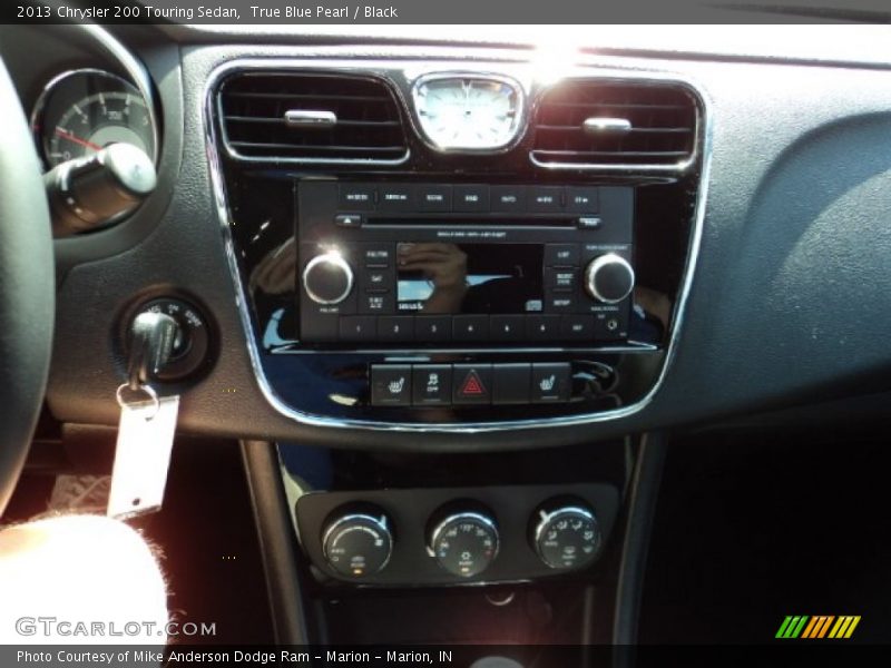 True Blue Pearl / Black 2013 Chrysler 200 Touring Sedan
