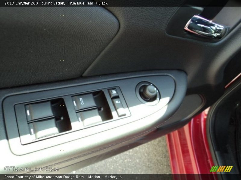 True Blue Pearl / Black 2013 Chrysler 200 Touring Sedan