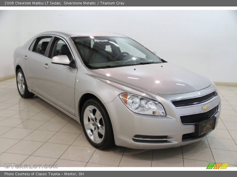 Silverstone Metallic / Titanium Gray 2008 Chevrolet Malibu LT Sedan