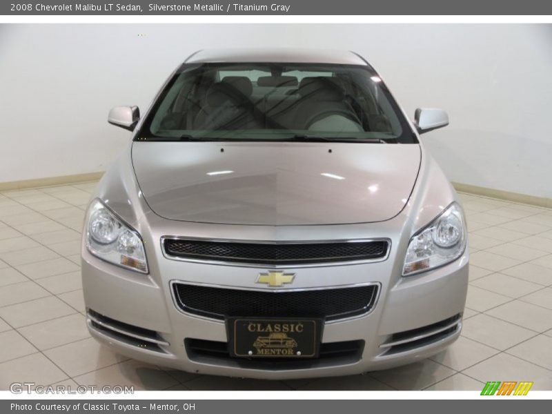 Silverstone Metallic / Titanium Gray 2008 Chevrolet Malibu LT Sedan