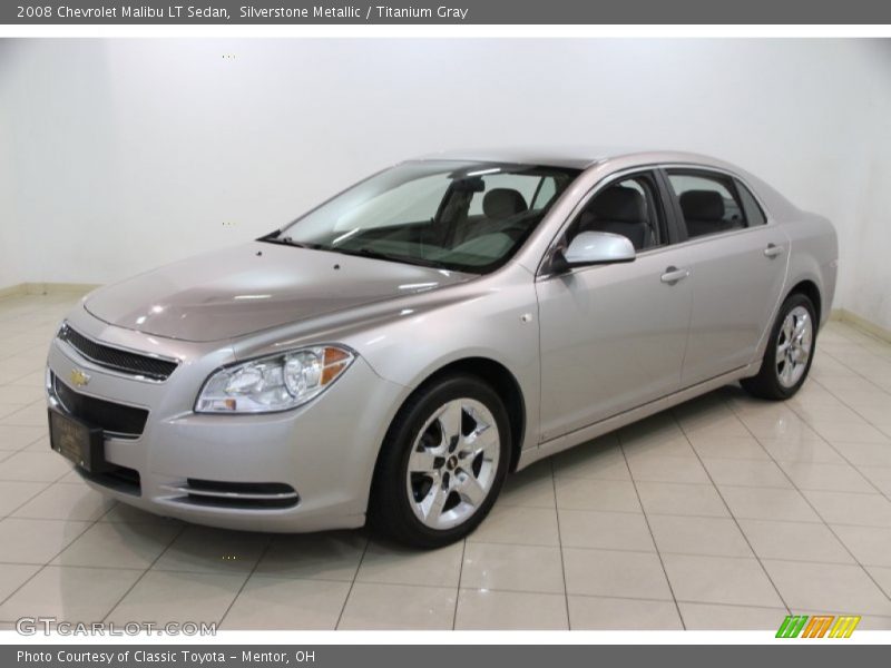 Silverstone Metallic / Titanium Gray 2008 Chevrolet Malibu LT Sedan