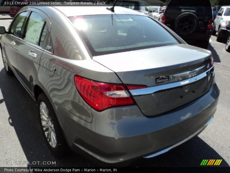 Tungsten Metallic / Black 2013 Chrysler 200 Limited Sedan
