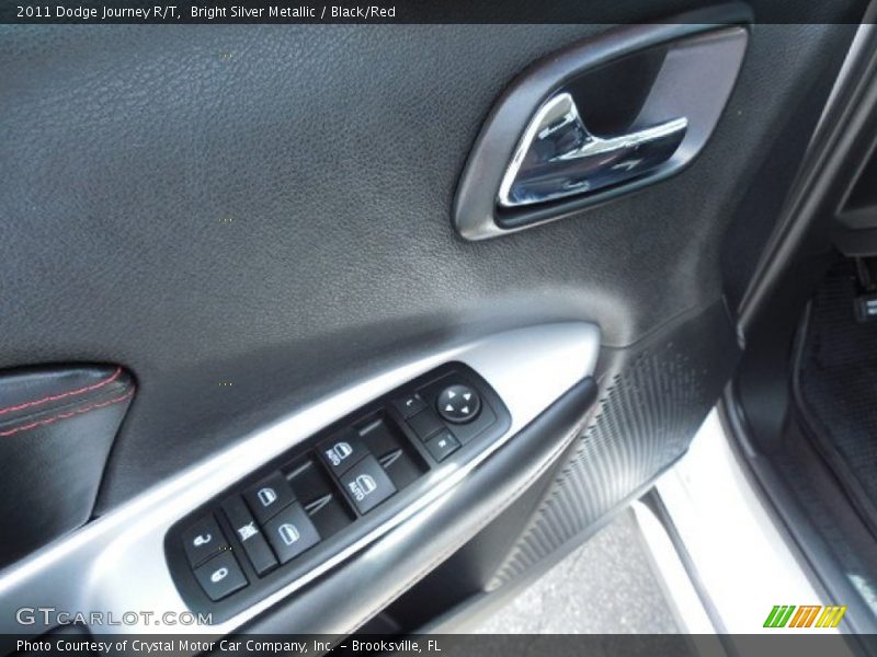 Bright Silver Metallic / Black/Red 2011 Dodge Journey R/T