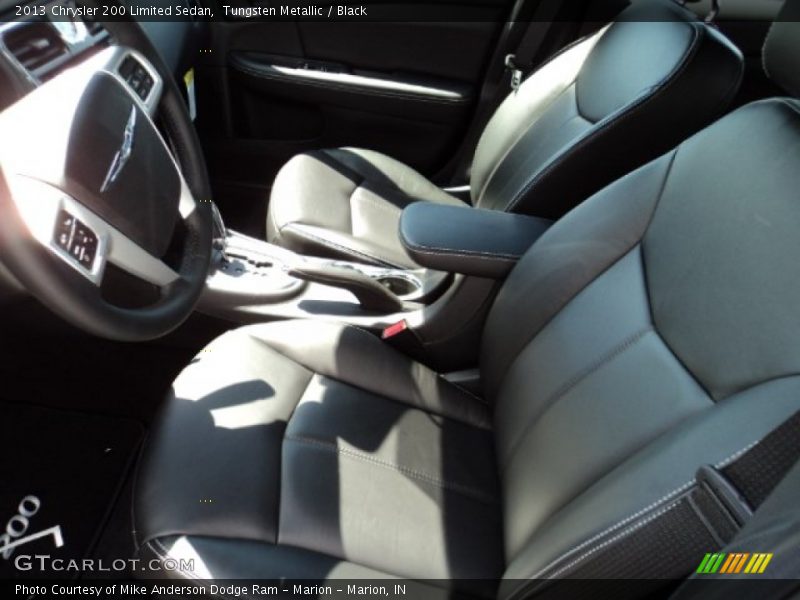 Tungsten Metallic / Black 2013 Chrysler 200 Limited Sedan
