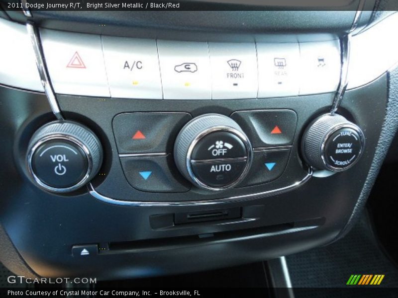 Bright Silver Metallic / Black/Red 2011 Dodge Journey R/T