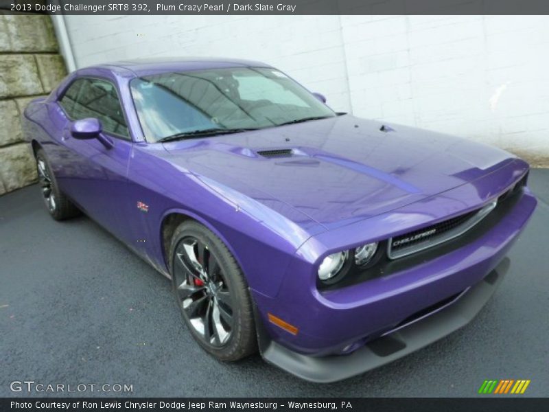 Front 3/4 View of 2013 Challenger SRT8 392