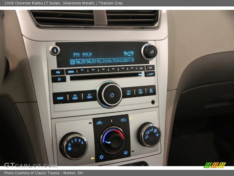 Silverstone Metallic / Titanium Gray 2008 Chevrolet Malibu LT Sedan