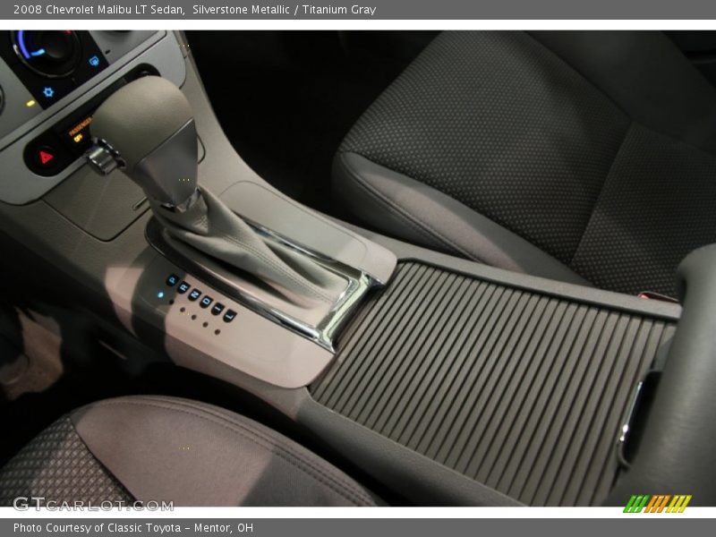 Silverstone Metallic / Titanium Gray 2008 Chevrolet Malibu LT Sedan