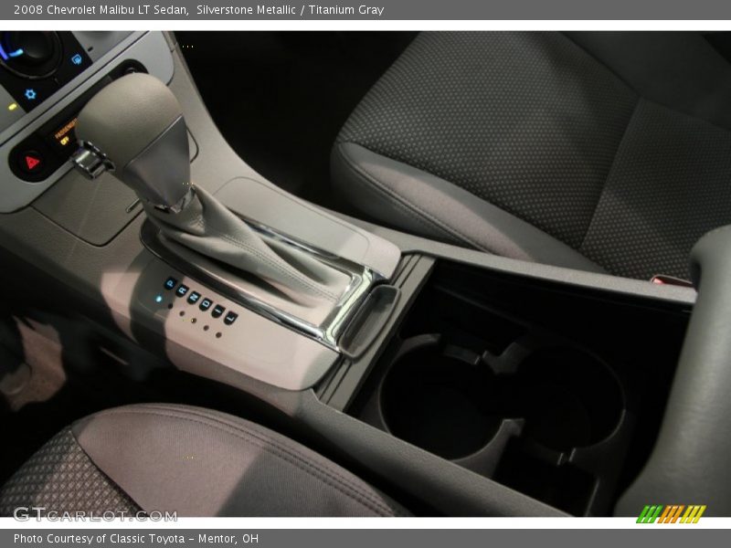 Silverstone Metallic / Titanium Gray 2008 Chevrolet Malibu LT Sedan