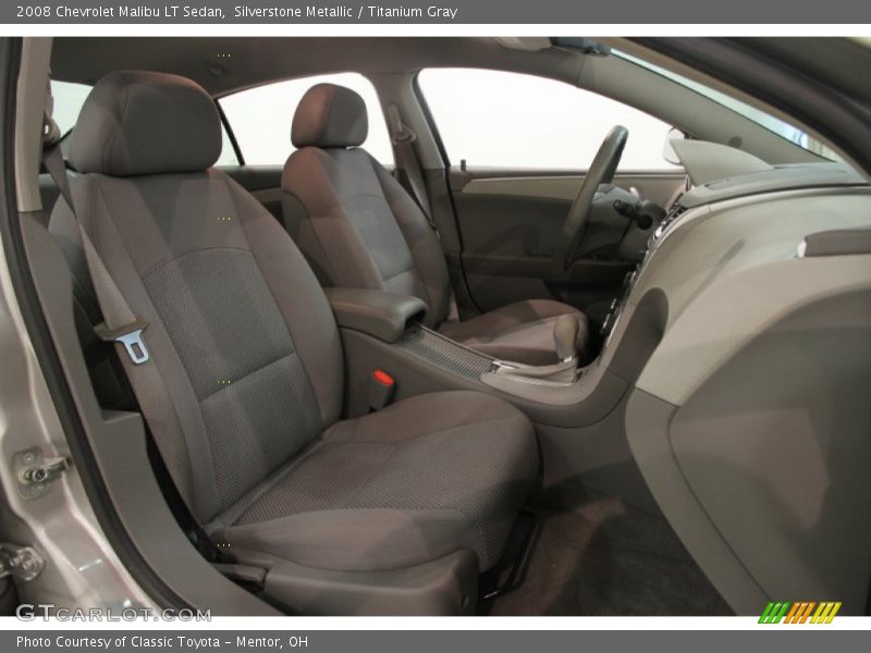 Silverstone Metallic / Titanium Gray 2008 Chevrolet Malibu LT Sedan