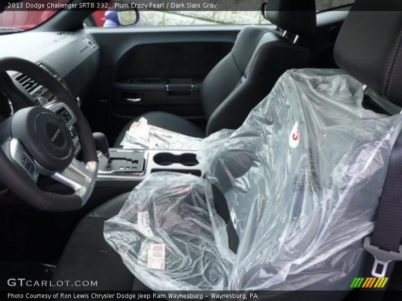 Plum Crazy Pearl / Dark Slate Gray 2013 Dodge Challenger SRT8 392
