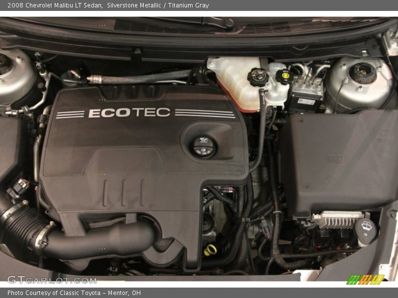 Silverstone Metallic / Titanium Gray 2008 Chevrolet Malibu LT Sedan