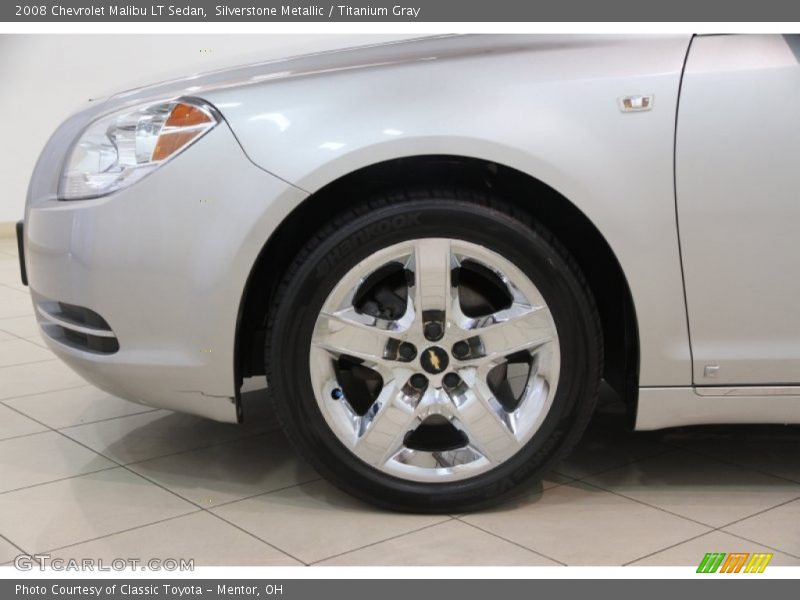 Silverstone Metallic / Titanium Gray 2008 Chevrolet Malibu LT Sedan