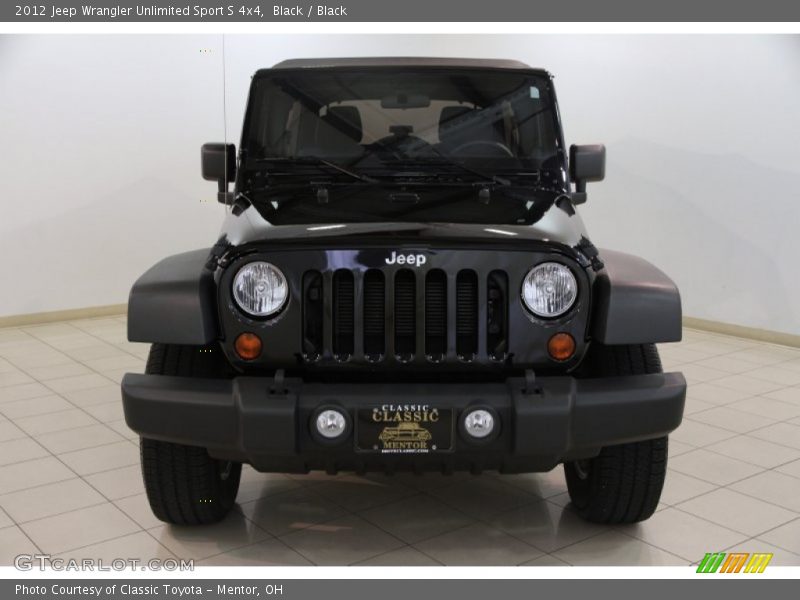 Black / Black 2012 Jeep Wrangler Unlimited Sport S 4x4