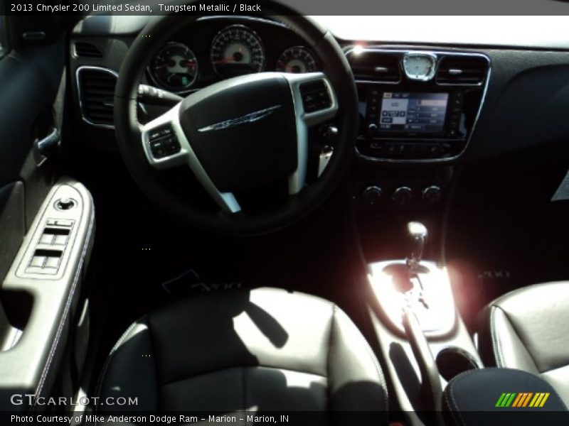 Tungsten Metallic / Black 2013 Chrysler 200 Limited Sedan
