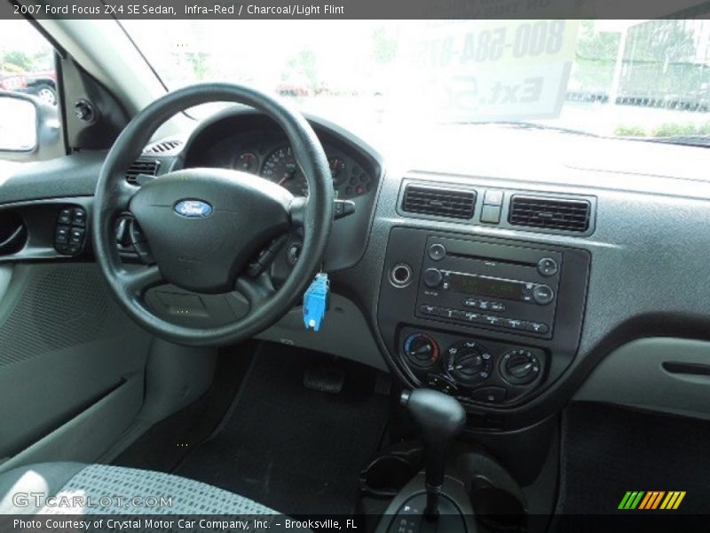 Infra-Red / Charcoal/Light Flint 2007 Ford Focus ZX4 SE Sedan