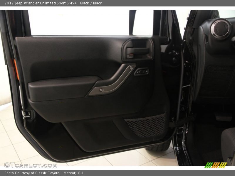 Black / Black 2012 Jeep Wrangler Unlimited Sport S 4x4