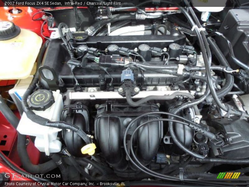 Infra-Red / Charcoal/Light Flint 2007 Ford Focus ZX4 SE Sedan