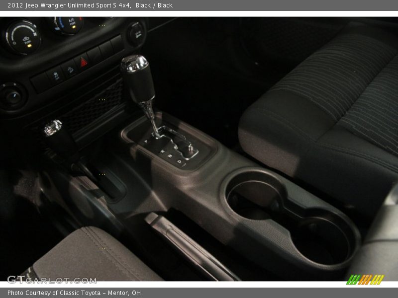 Black / Black 2012 Jeep Wrangler Unlimited Sport S 4x4